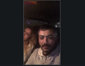 Baldızını arabada götürüyor